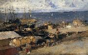 Konstantin Korovin Port oil on canvas
